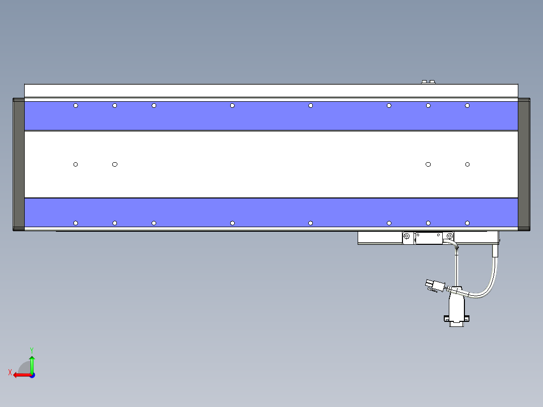 威洛博VL系列3d模型模组VL17E2Y-S400后视图
