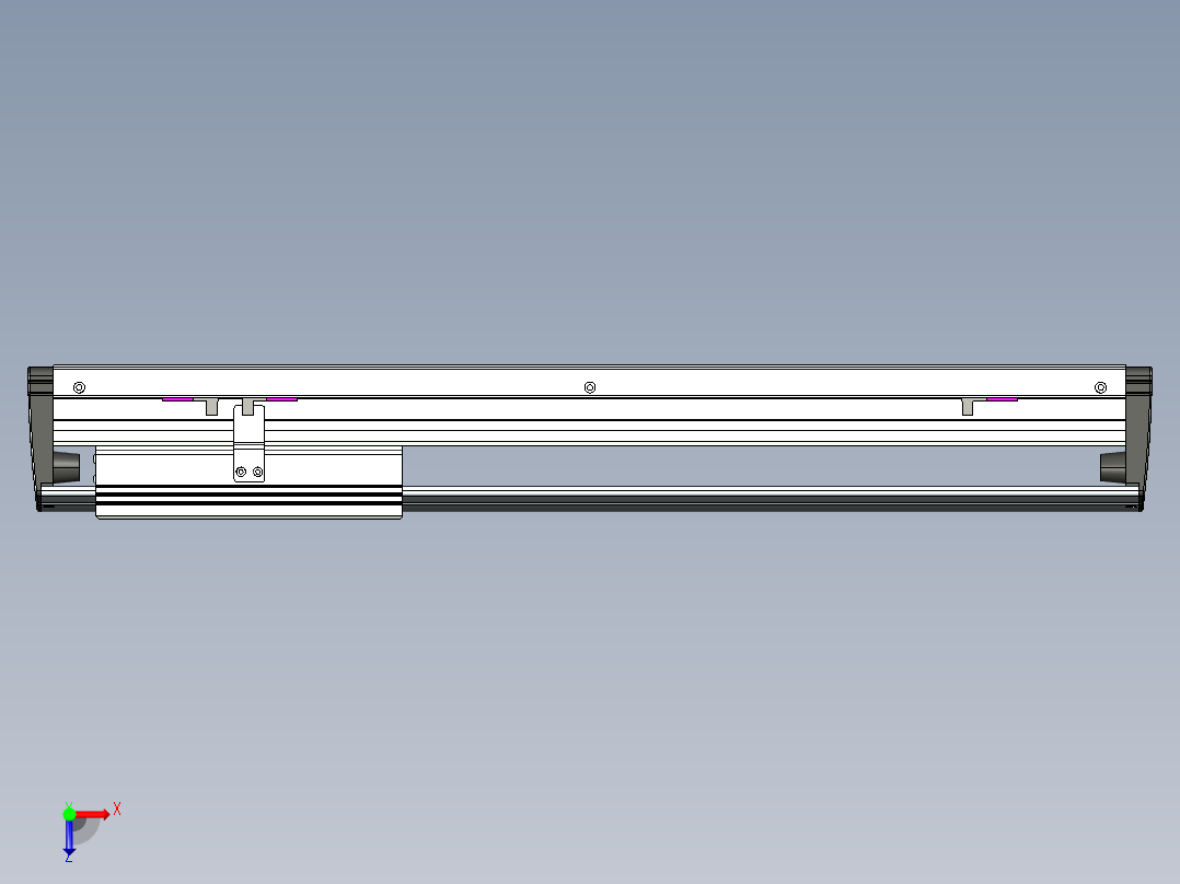 威洛博VL系列3d模型模组VL17E2Y-S400俯视图