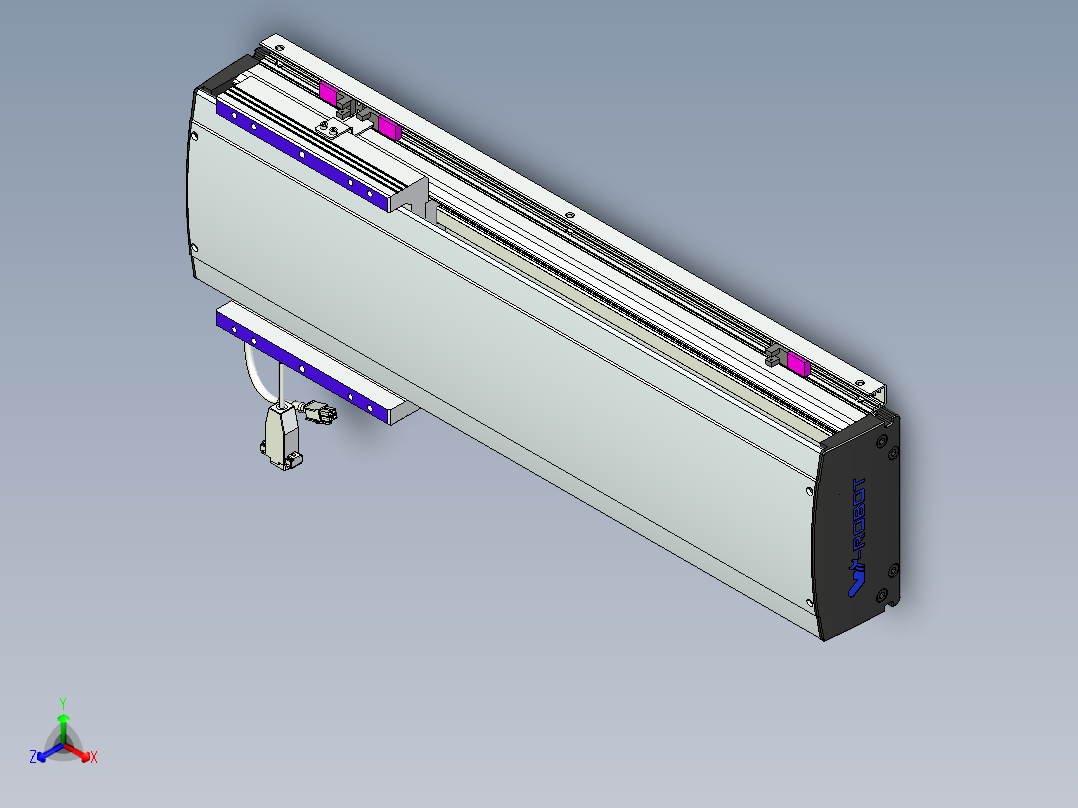 威洛博VL系列3d模型模组VL17E2Y-S400正等轴测图