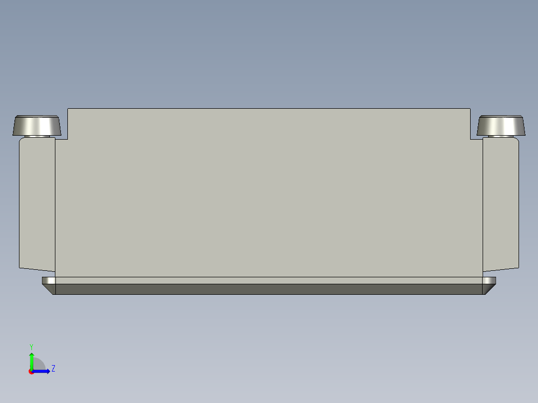 基恩士LS-D501_kc图纸模型左视图