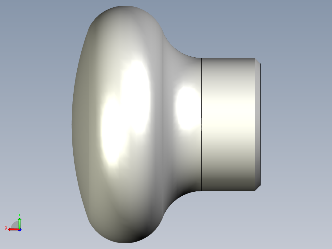 把手P.131-3D多系列多零件图纸模型后视图