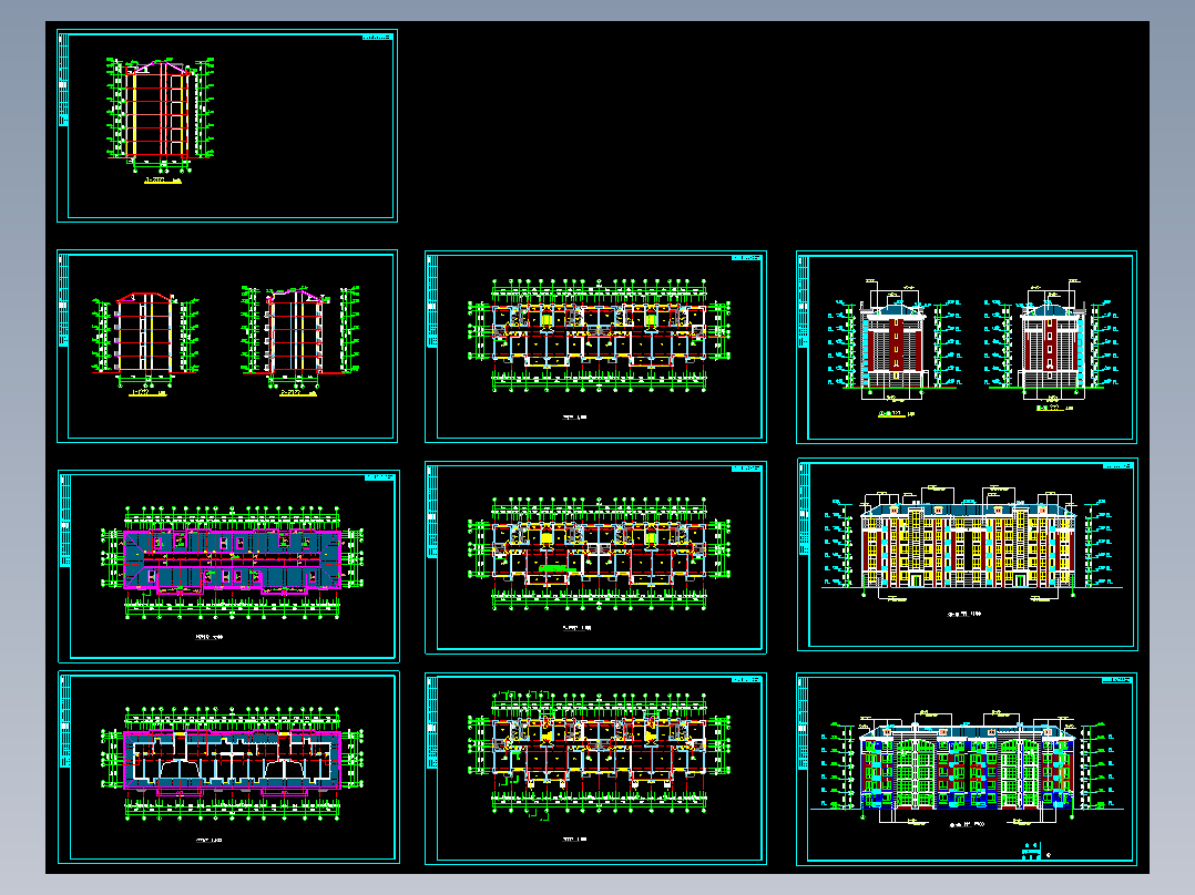 多层住宅建筑图纸E