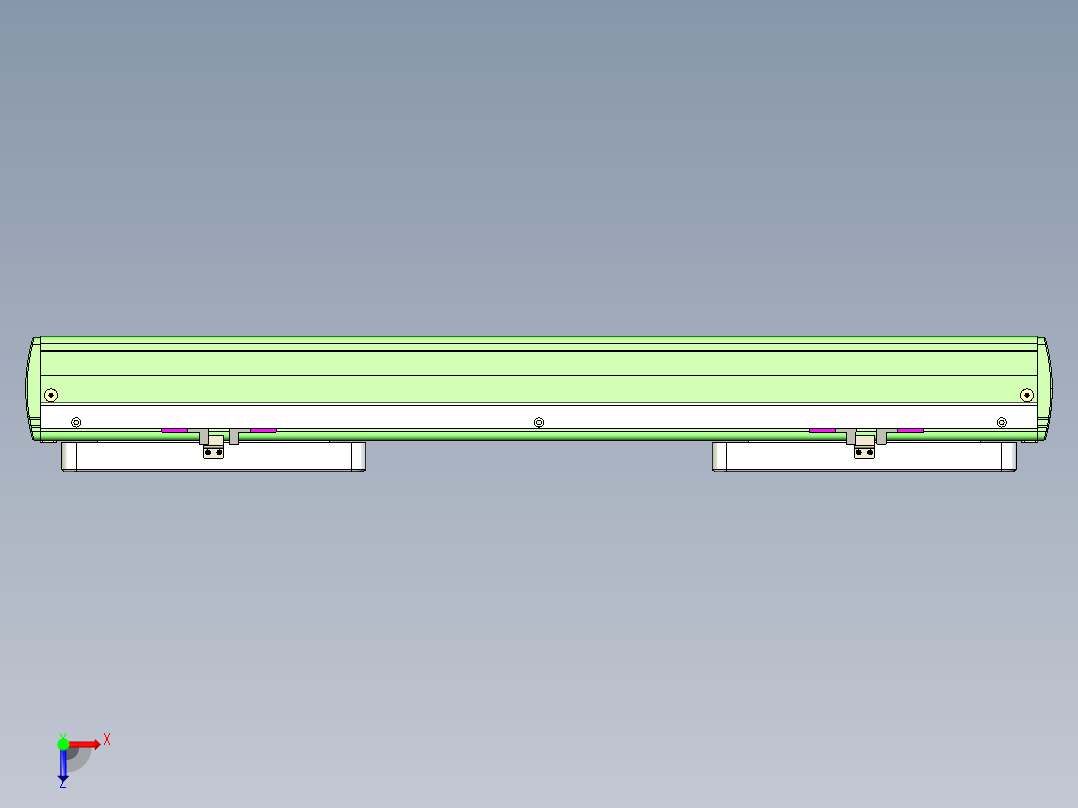 威洛博LC系列3d模型模组2LC17E2Y-S200俯视图