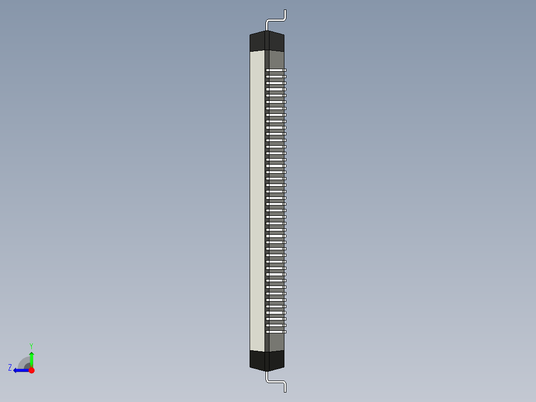 元器件3D封装TPQ168_FPT-168P-M02190右视图