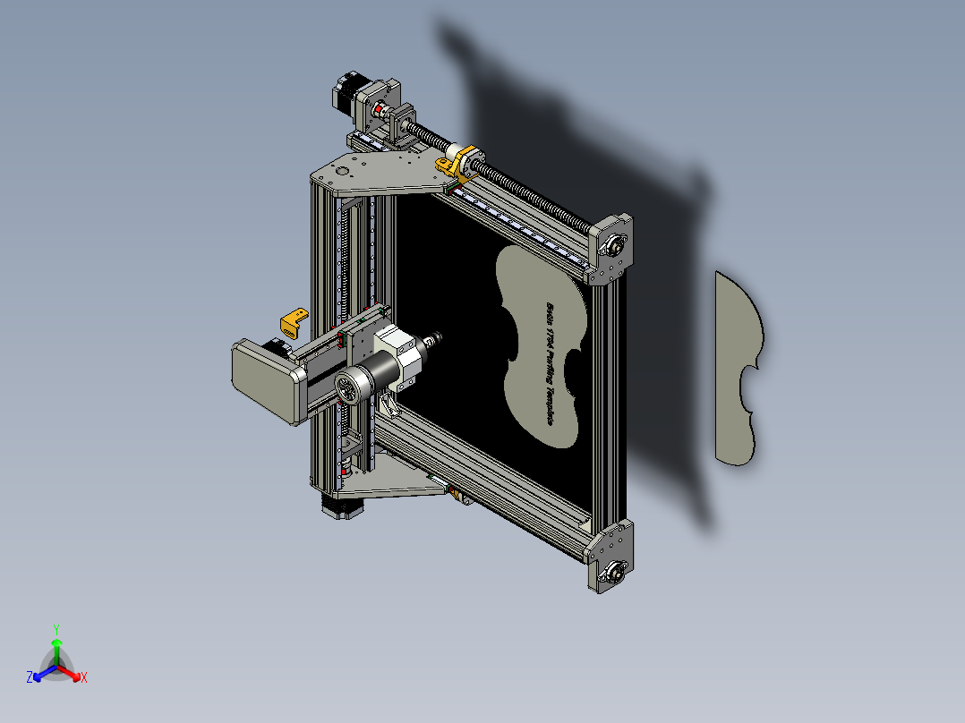INDYMILL-500mm <span style='color: red'>3D</span> 打印框架
