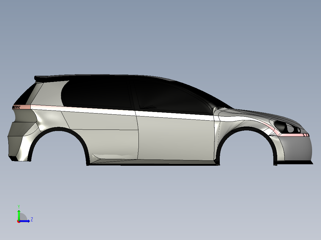 汽车车身 (16)左视图