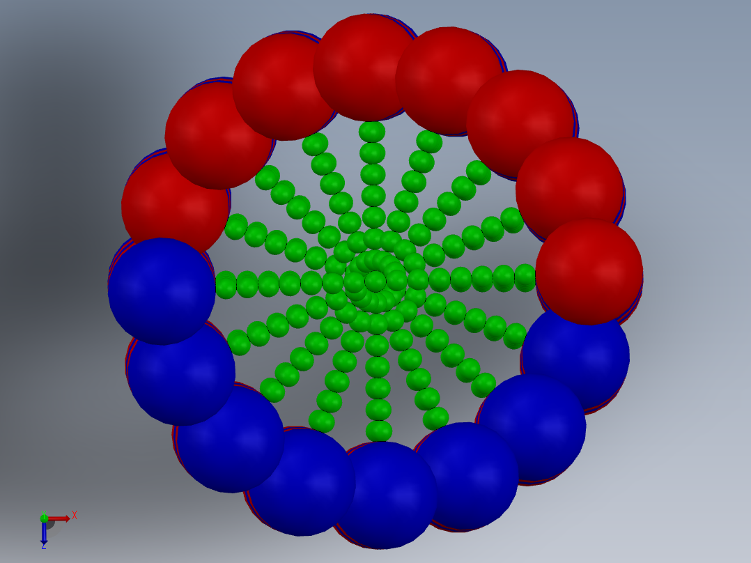 脱氧核糖核酸俯视图