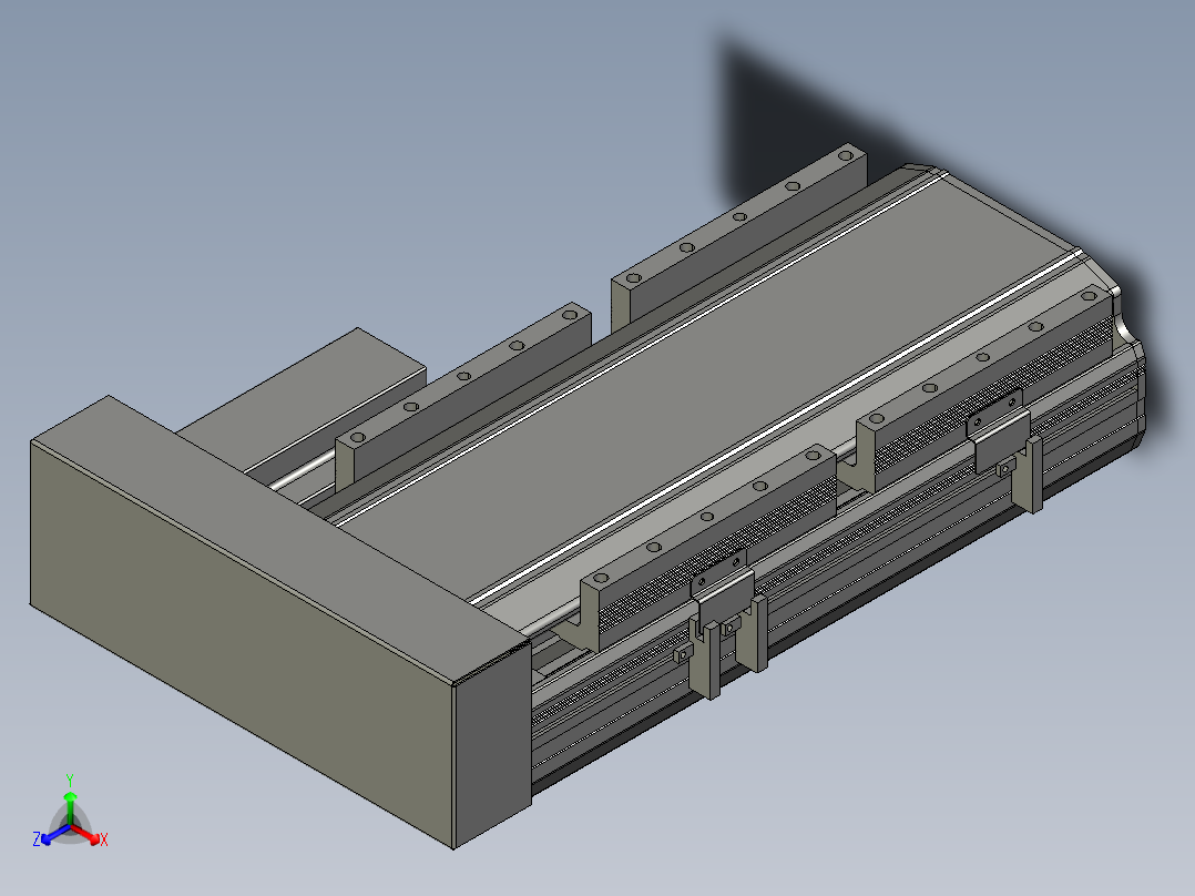直线模组LHA170-S150-R设计图纸