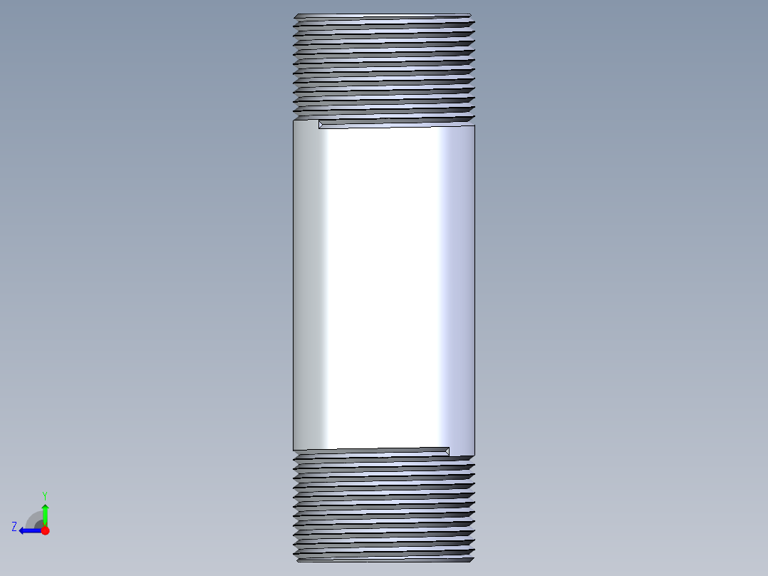 聚氯乙烯配件33-Sch80_Nipple_MPTxMPT_861-174_1.25in x 5in右视图