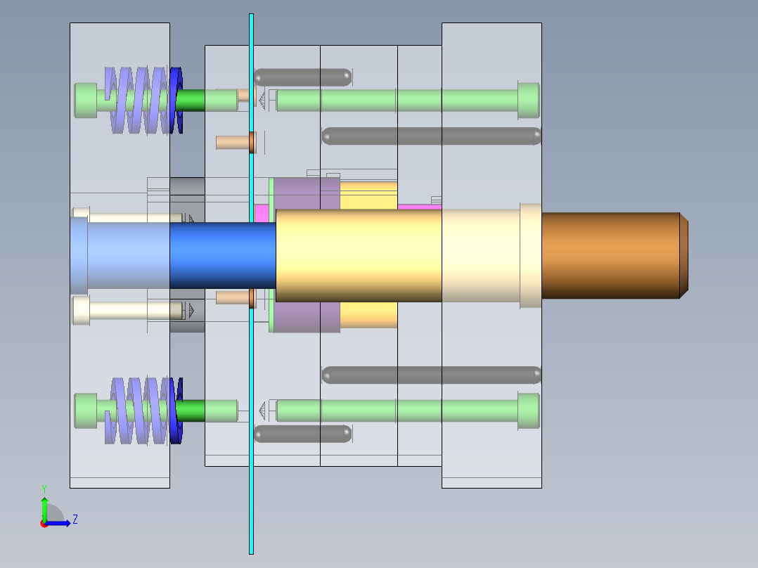 摩托车尾架固定座冲孔落料模具设计【带三维图】371411==330左视图