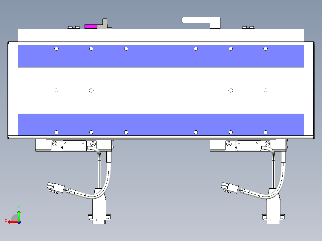 威洛博VL系列3d模型模组2VL14S1Y-S100后视图