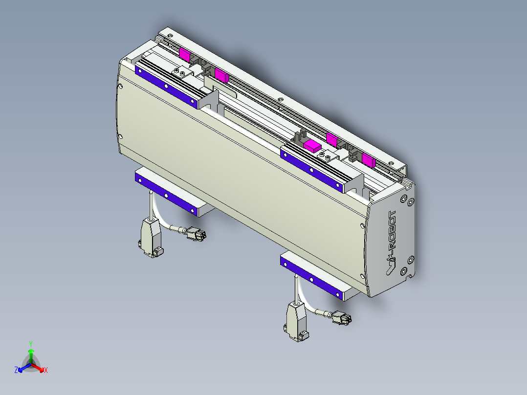 威洛博VL系列3d模型模组2VL14S1Y-S100正等轴测图