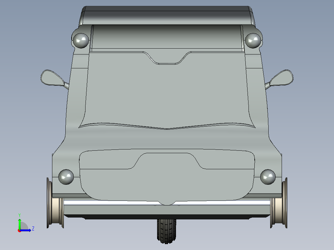 Zbee-电动三轮左视图