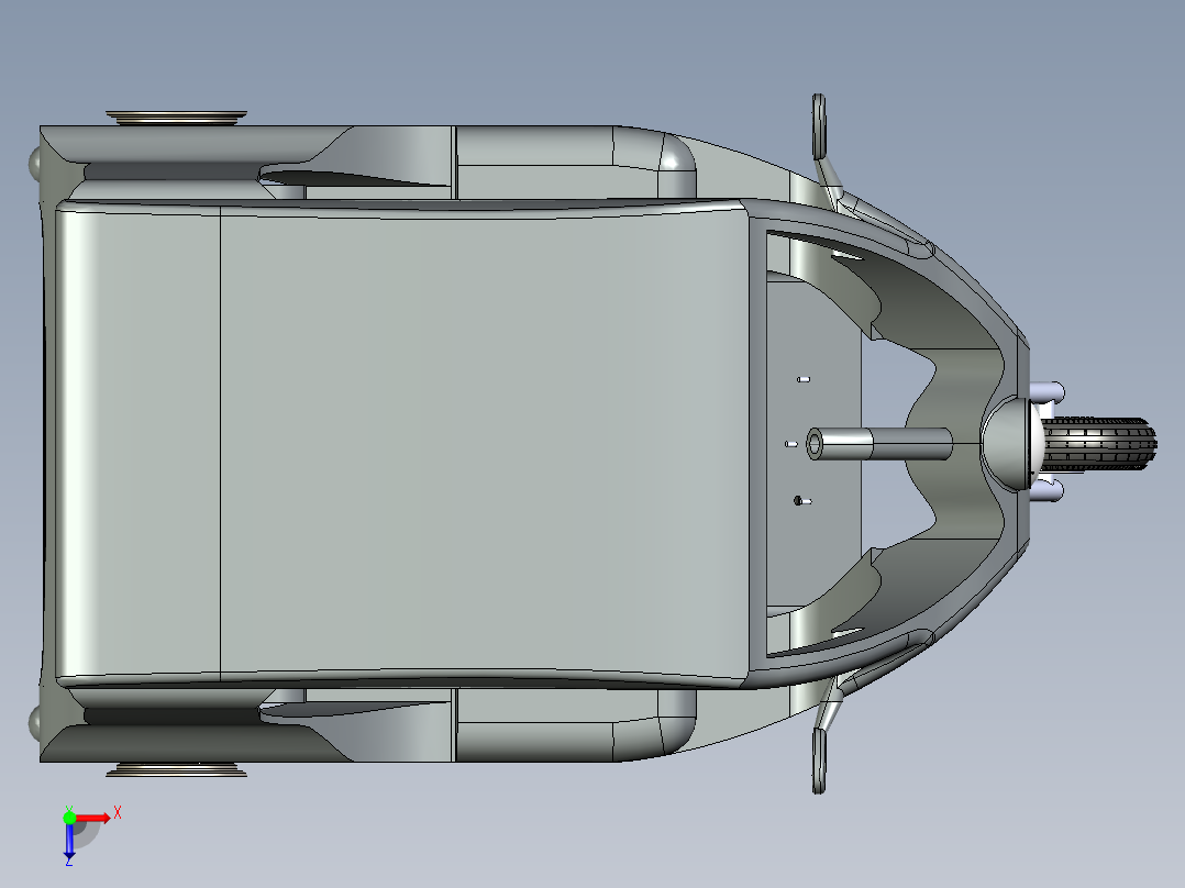 Zbee-电动三轮俯视图