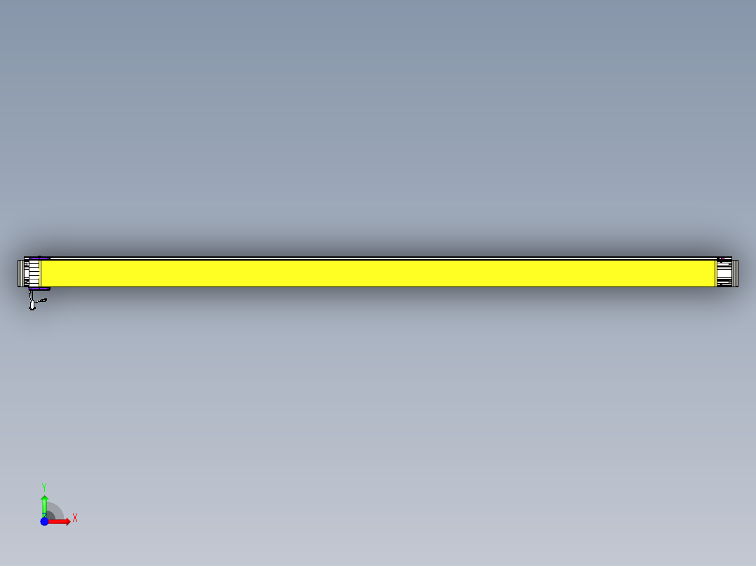 威洛博VL系列3d模型模组VL14S1Y-S3550前视图