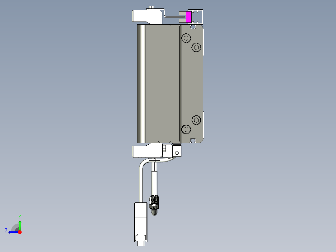 威洛博VL系列3d模型模组VL14S1Y-S3550右视图