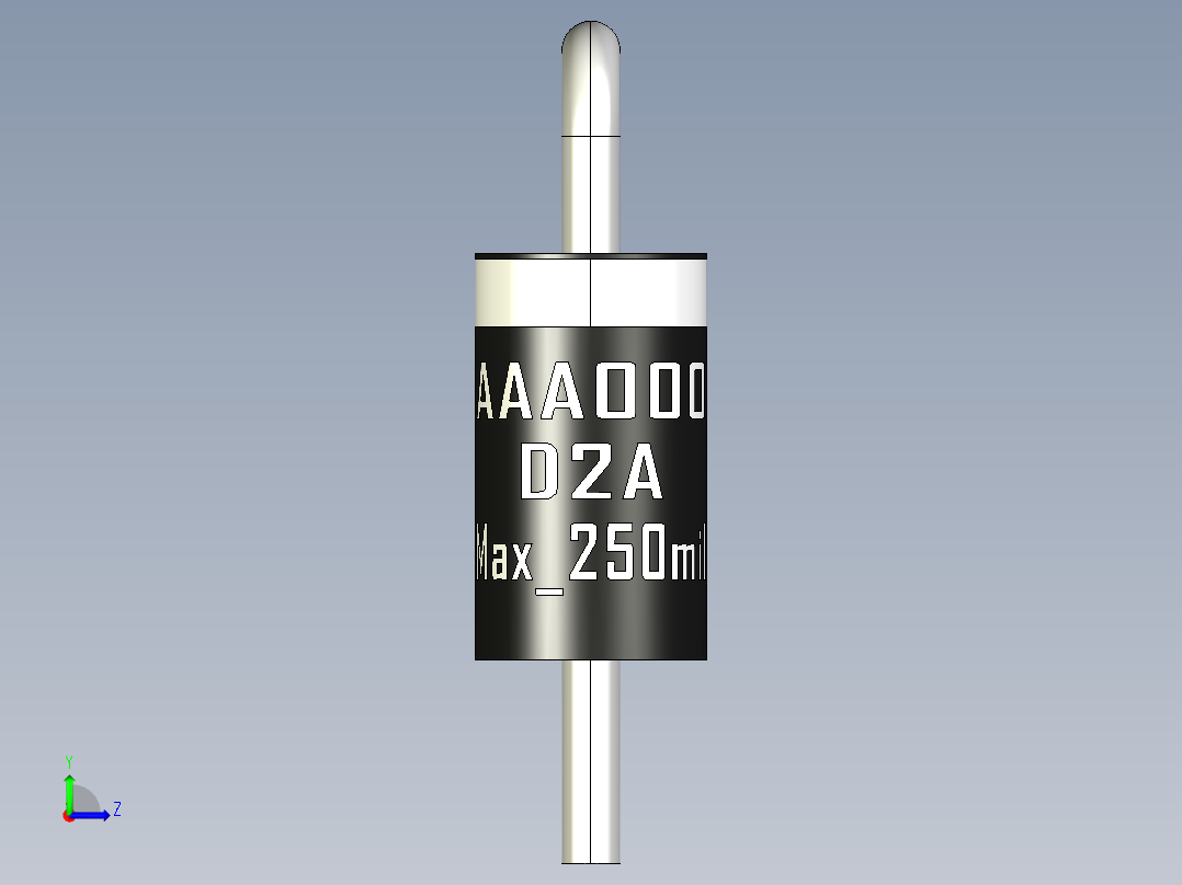 轴向二极管-D2A_Max_250mil_rev1.0.rar左视图