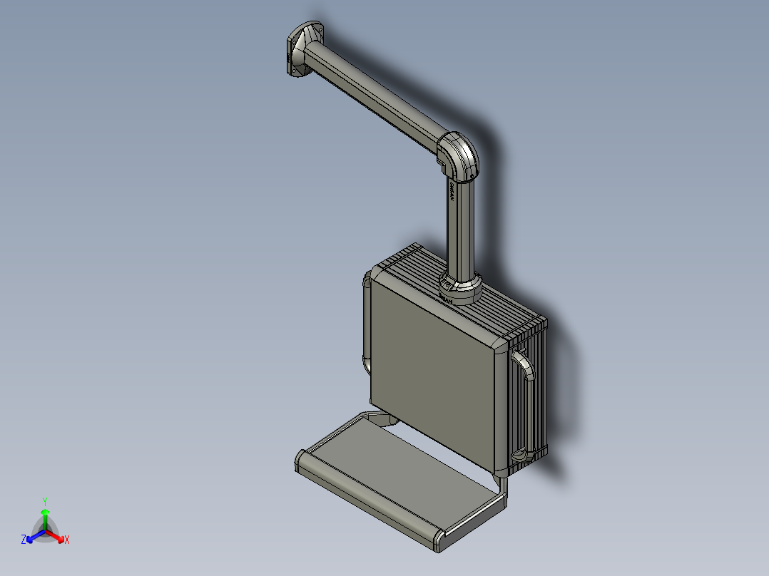 悬臂控制操控箱键盘支架-C2-固定底座-转角-箱体连接器-500-300