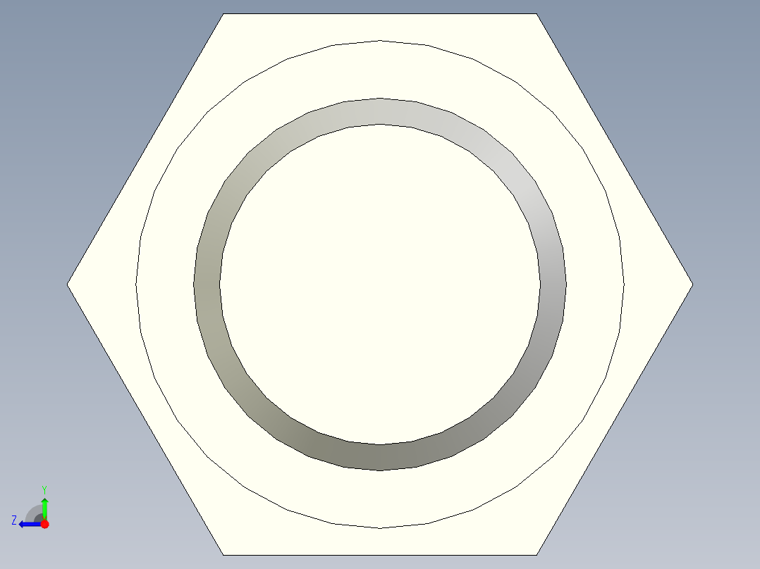 螺钉-DIN_931-M22x2.5x160_32.stp右视图