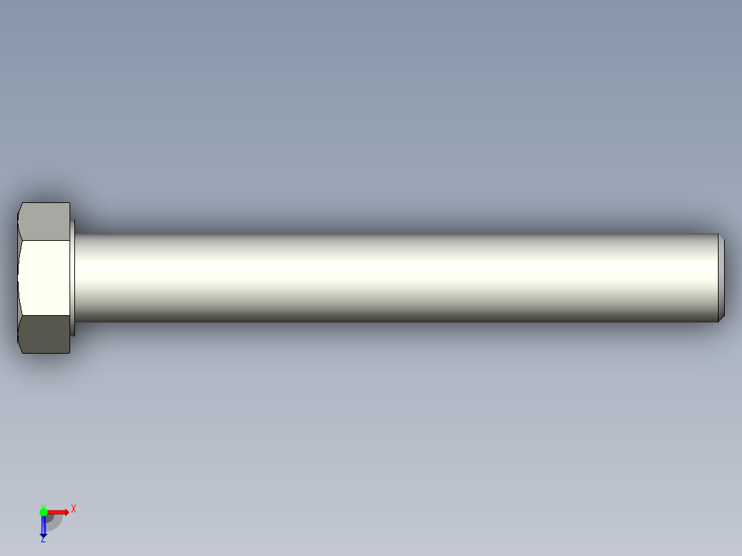 螺钉-DIN_931-M22x2.5x160_32.stp俯视图