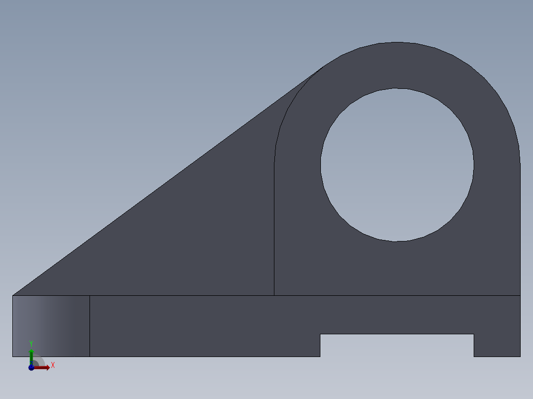 机械零件图6前视图