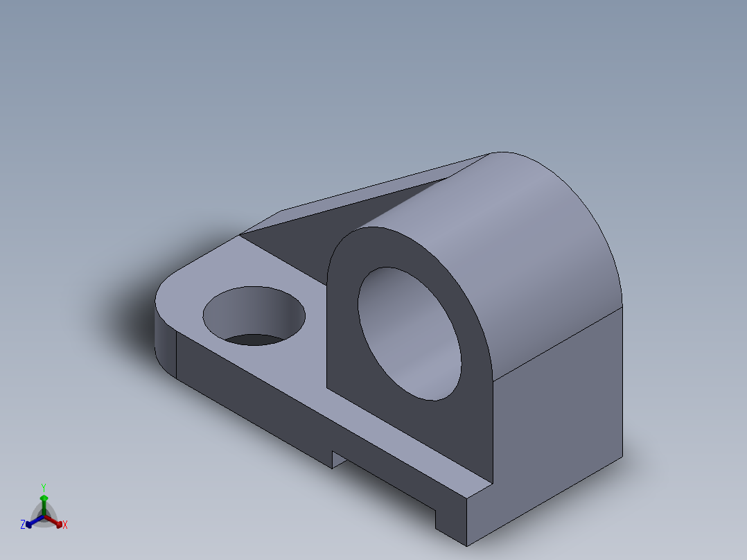 机械零件图6正等轴测图