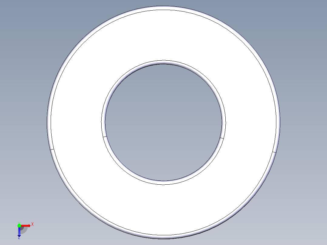 平面推力球轴承51306俯视图