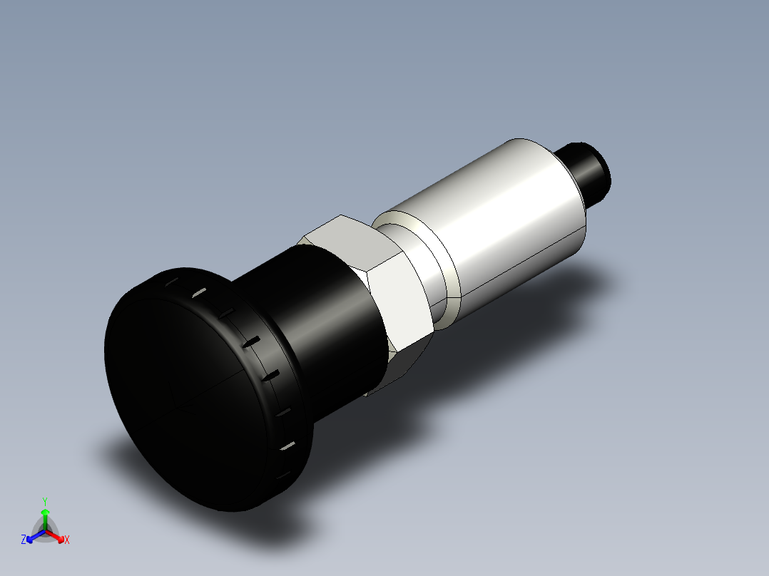 分割定位柱(無卡鎖A)2211-3D多系列多零件图纸模型正等轴测图