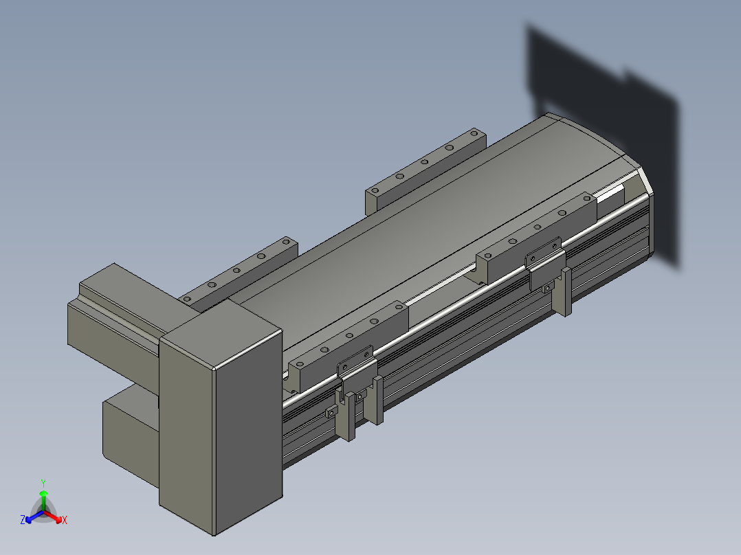 直线模组WG-LHB12-S150-RU设计图纸