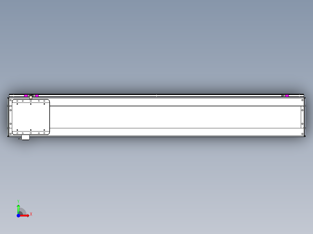 威洛博LC系列3d模型模组LC22H2Y-S1400前视图