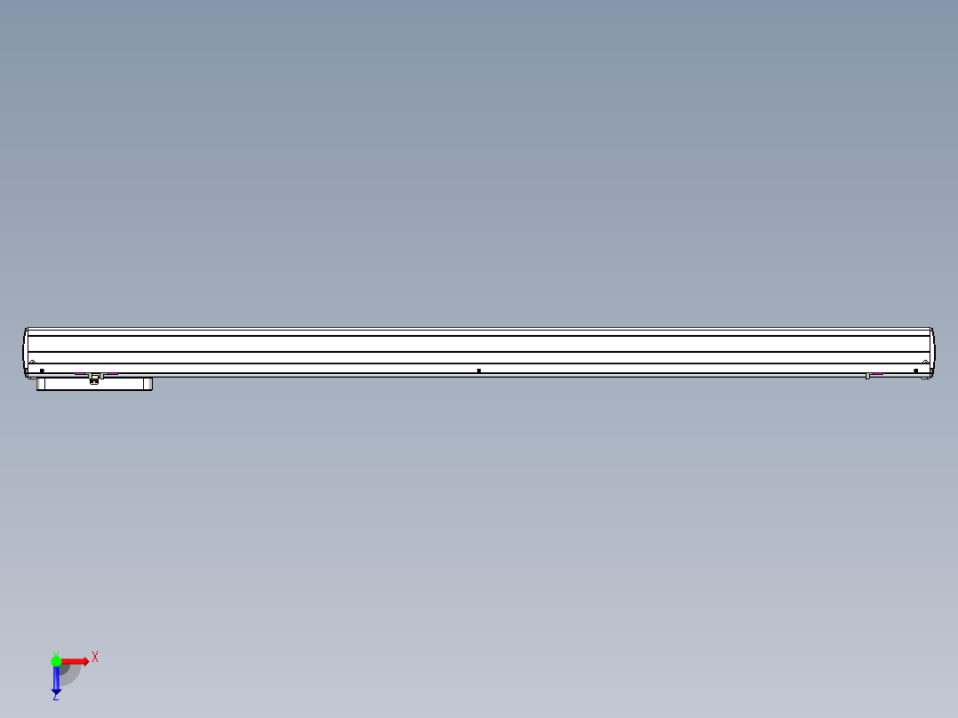 威洛博LC系列3d模型模组LC22H2Y-S1400俯视图