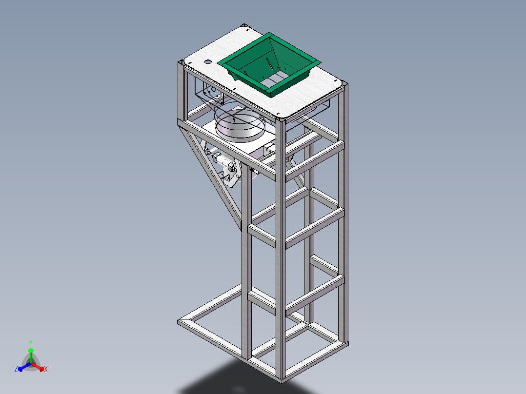包装机正等轴测图