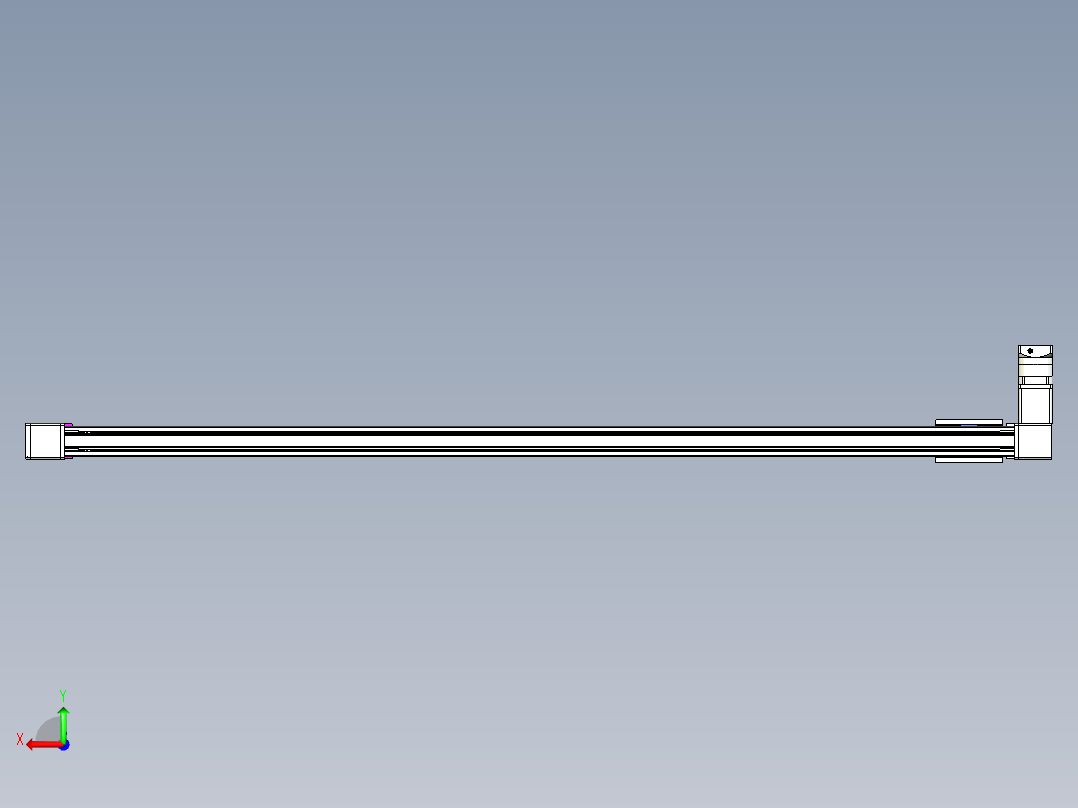 威洛博LB.GB同步带传动--欧规系列GB8-L192-S2300-BR-P75-K后视图