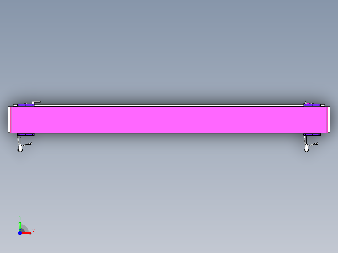威洛博VL系列直线电机模组-2VL17E1-S1700前视图