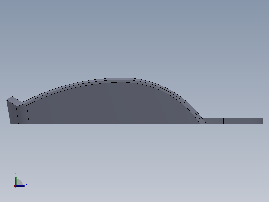 SolidWorks鼠标模型左视图