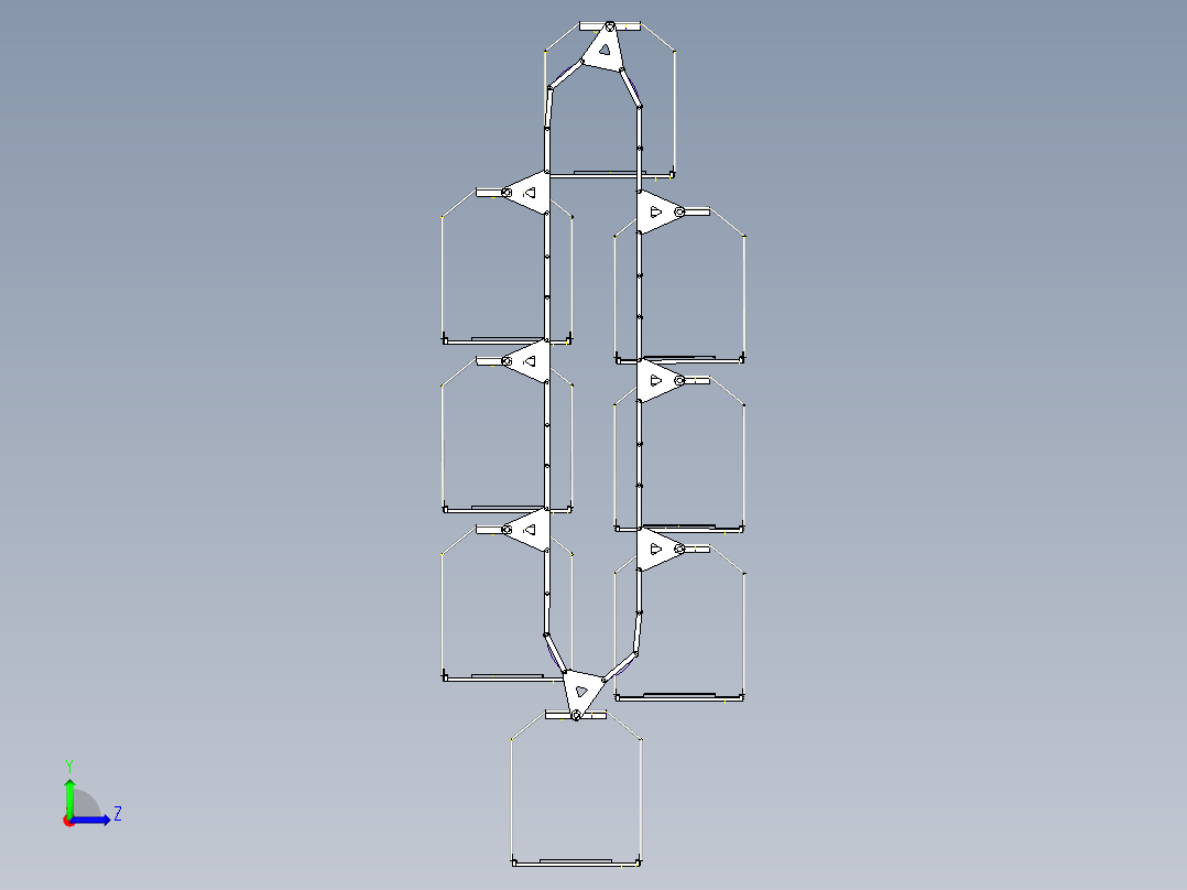 垂直环形停车场--stp左视图
