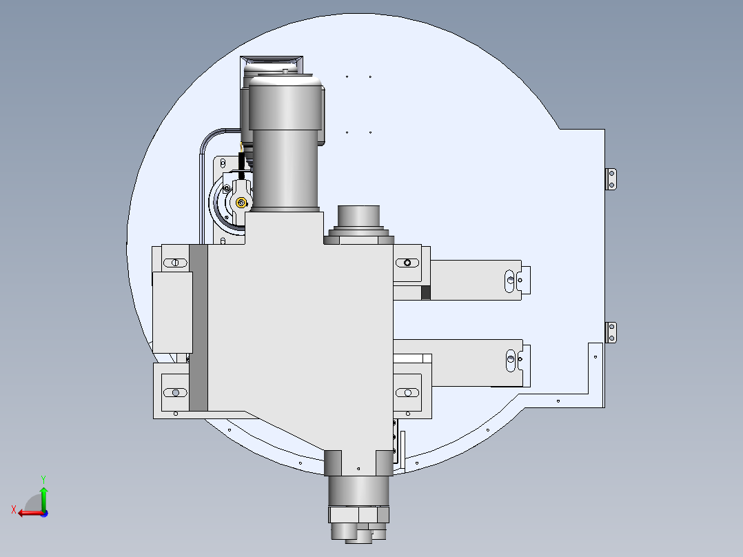 MR5D盘式刀库后视图