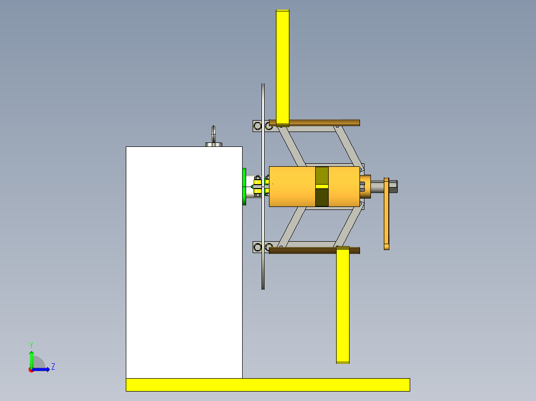 MT放料机左视图