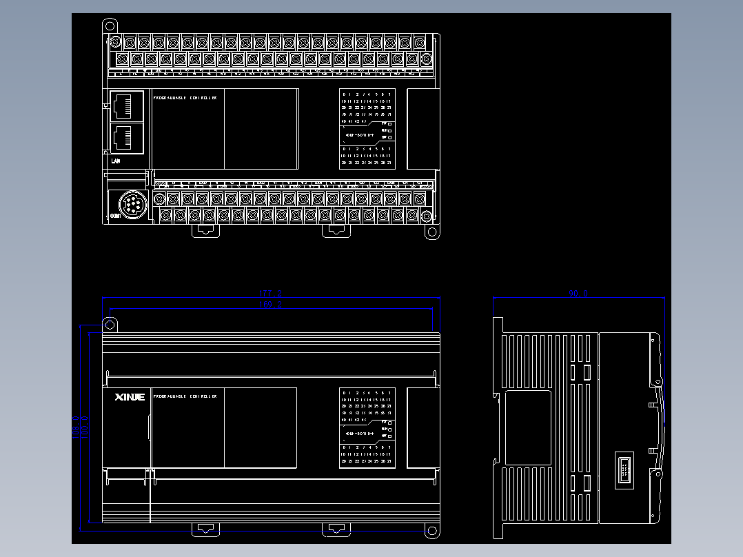 XDME-60T10-E外观图