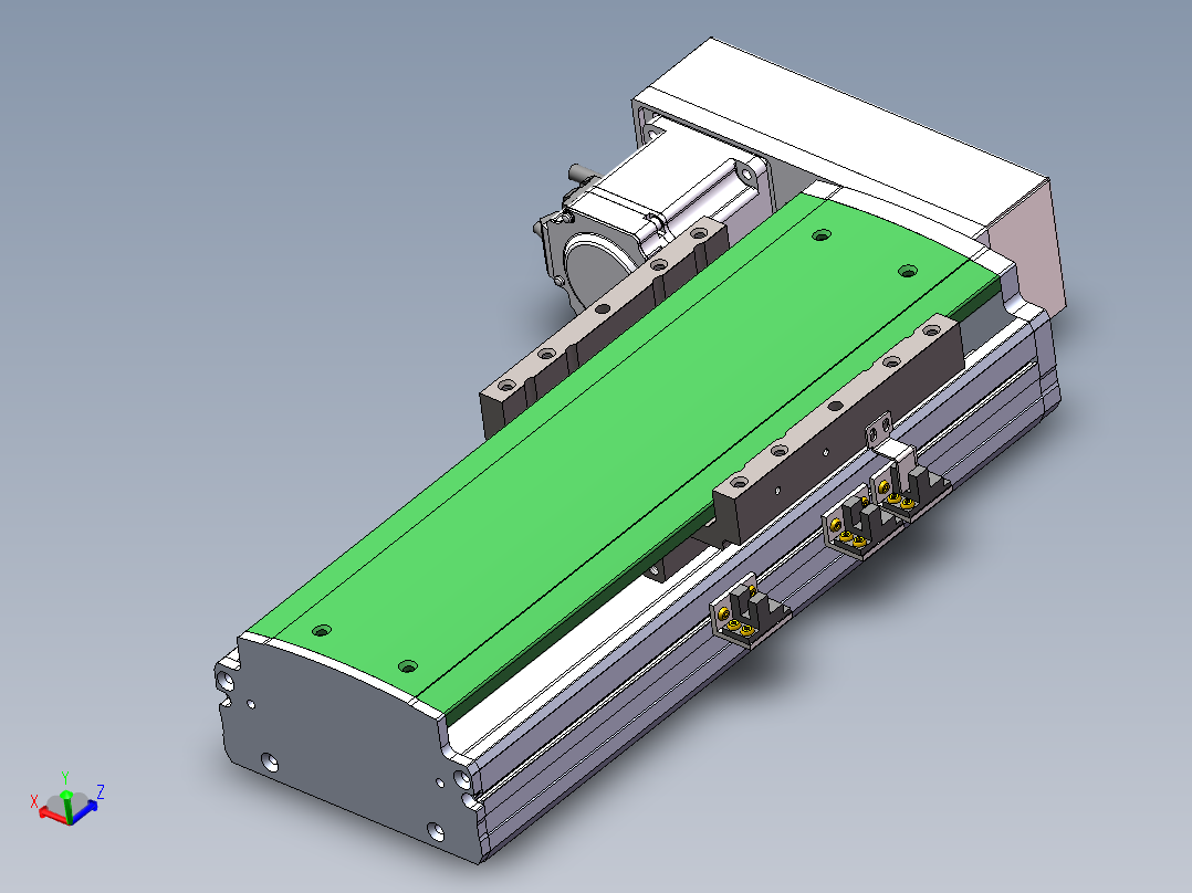 MTH丝杆半封闭模组MT136BS-BL-400W