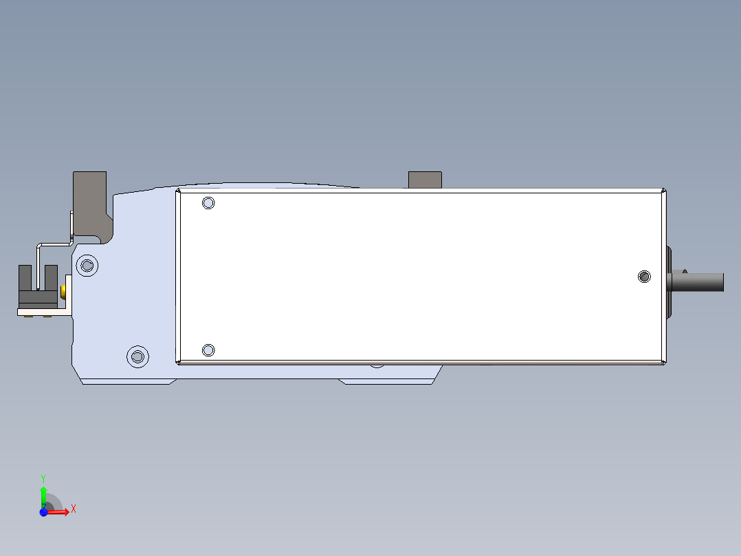 MTH丝杆半封闭模组MT136BS-BL-400W前视图