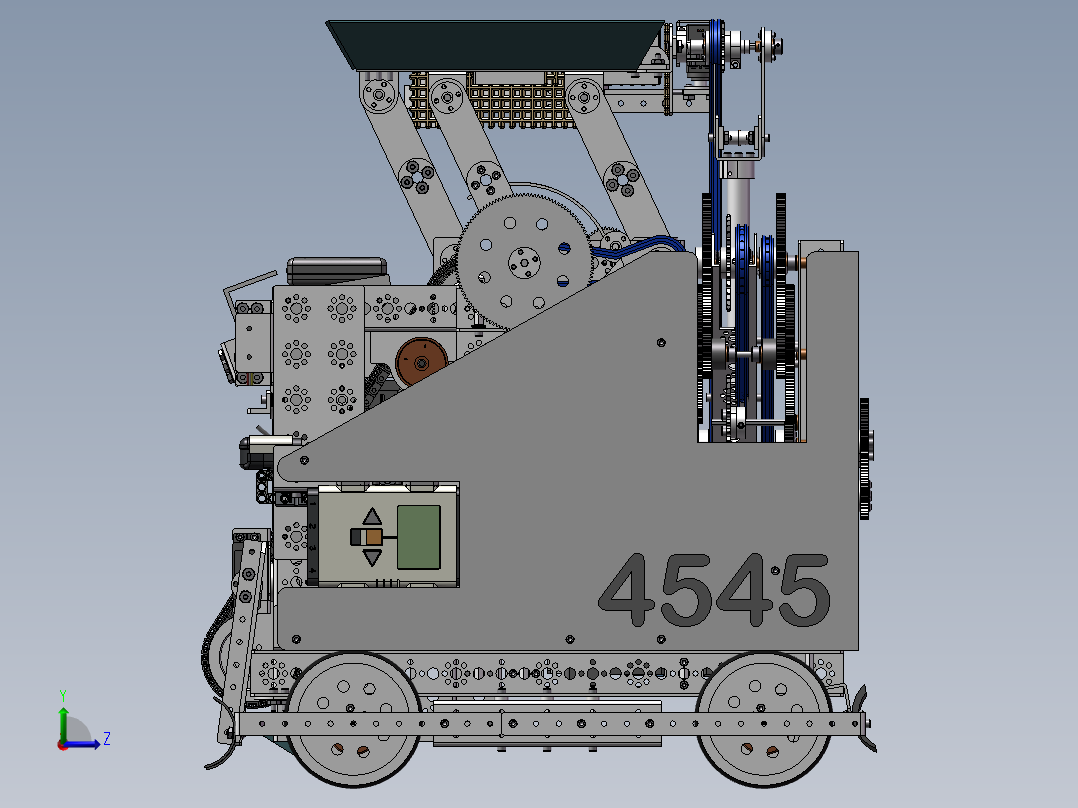 FRC智能机器人左视图