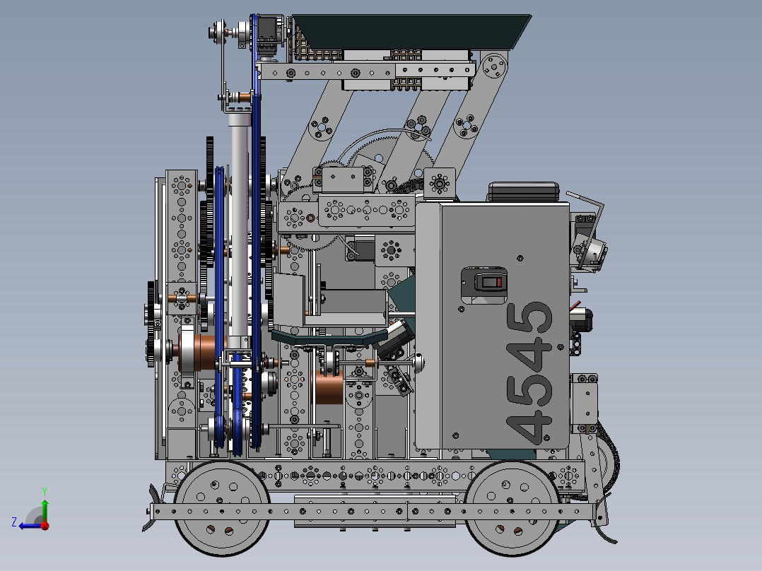 FRC智能机器人右视图