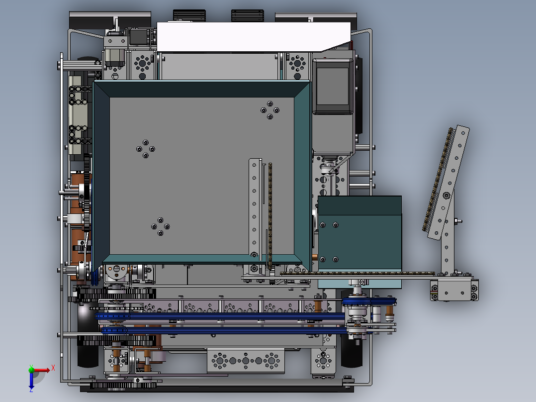 FRC智能机器人俯视图