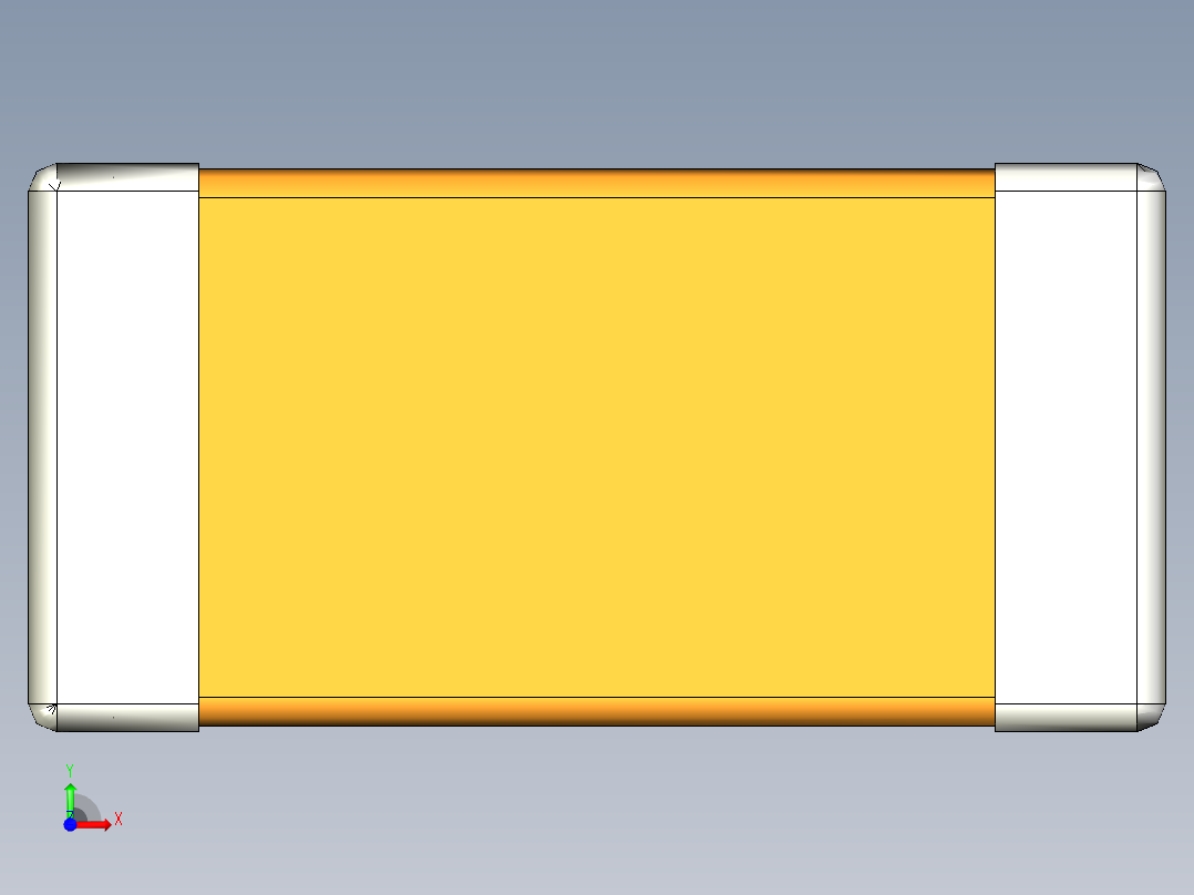 元器件3D封装C0402_04521前视图
