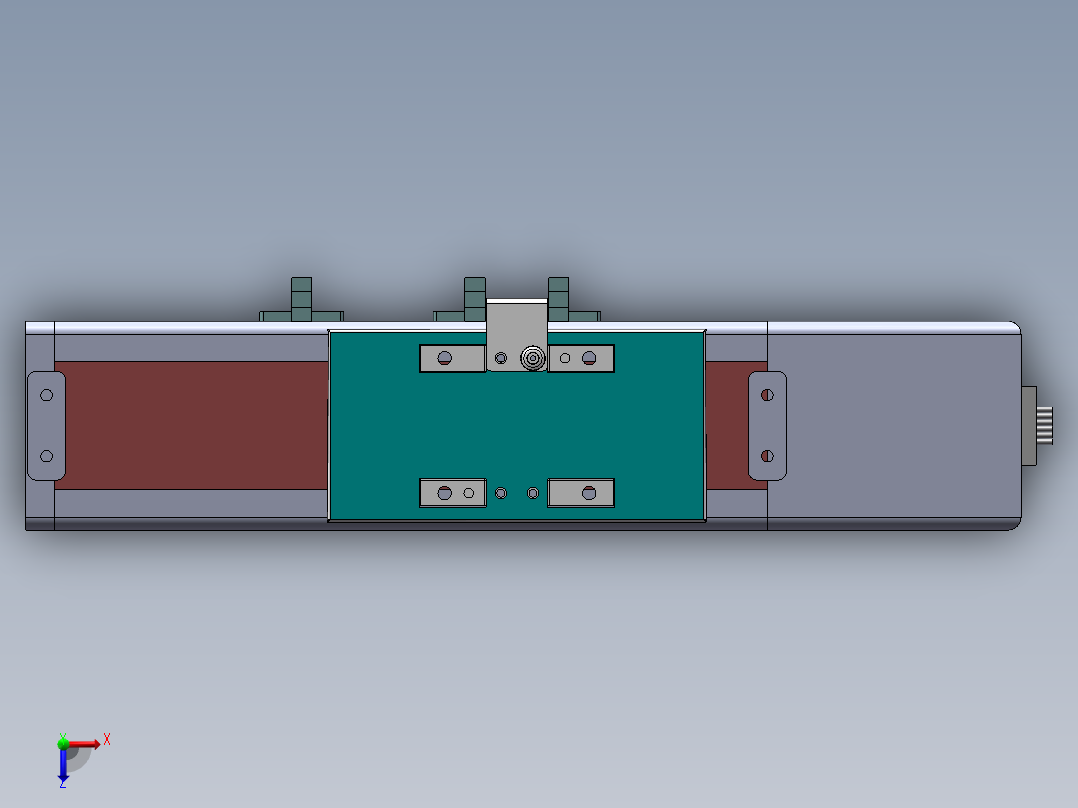 MTB同步带半封闭MTB6-BM-57俯视图
