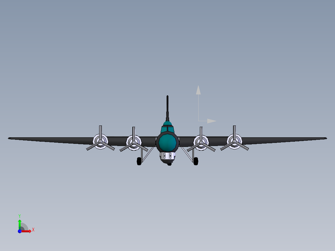 飞机1 (23)前视图