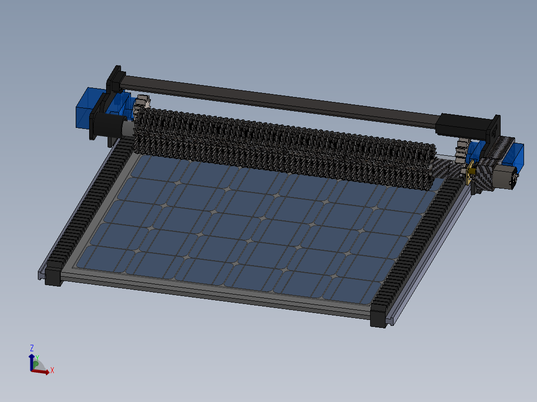 太阳能清扫光伏清扫机器人