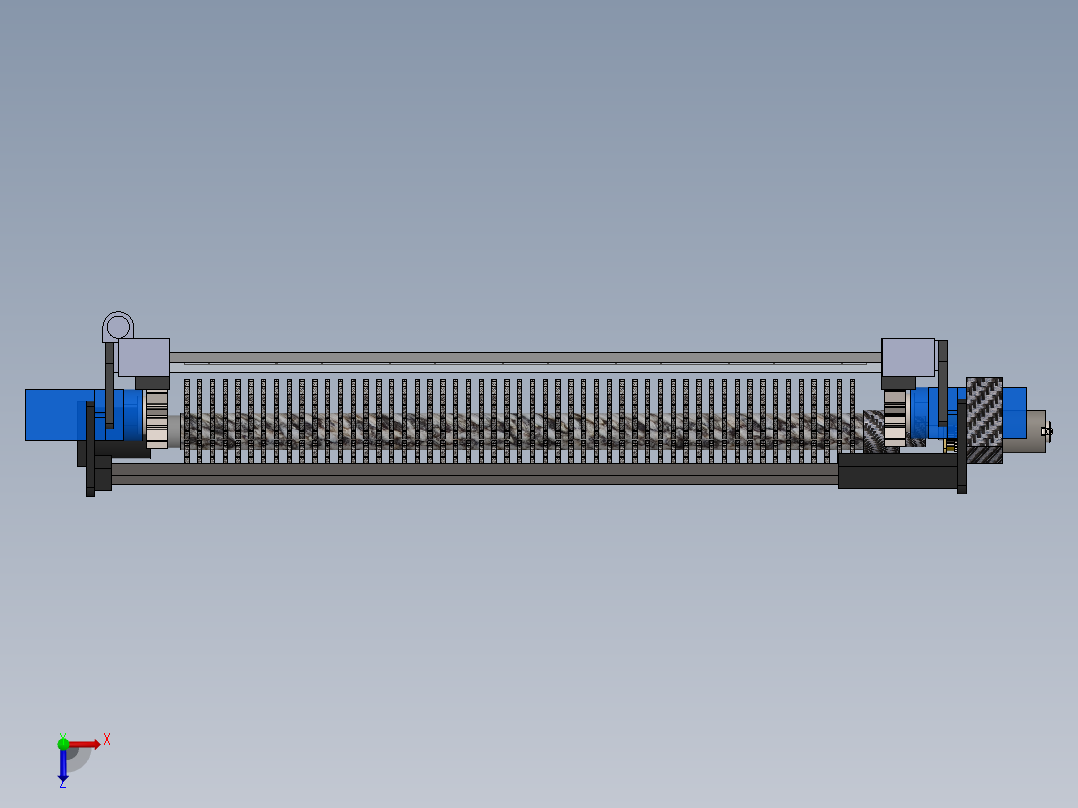 太阳能清扫光伏清扫机器人俯视图
