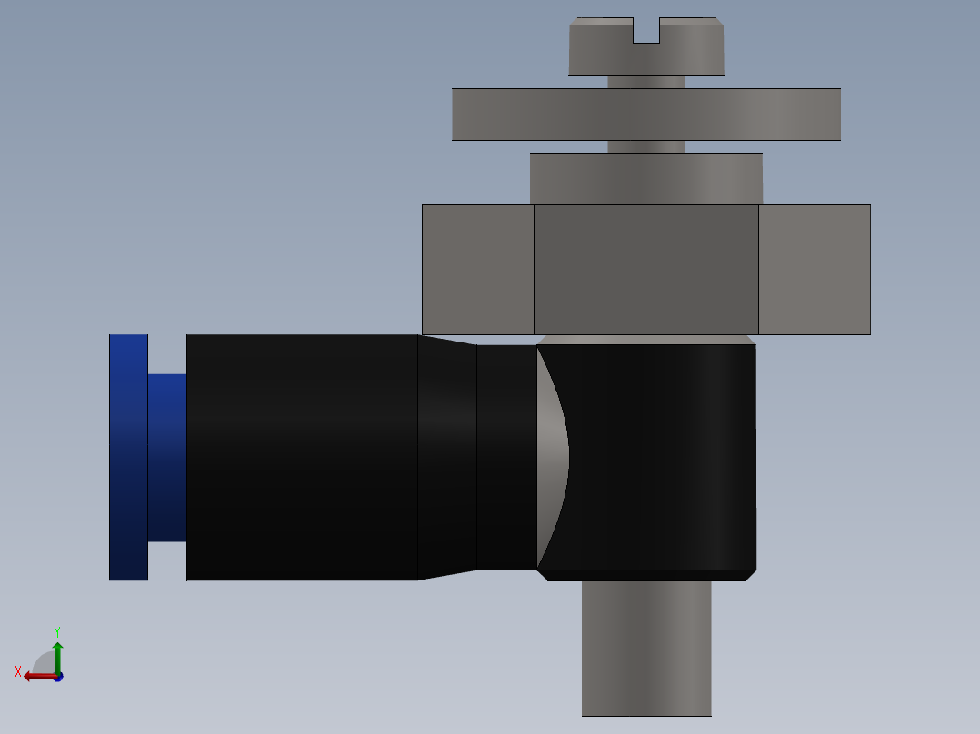 Ø4 x M5 - CONTROLE DE FLUXO 90° BANJO (C0K510405)后视图